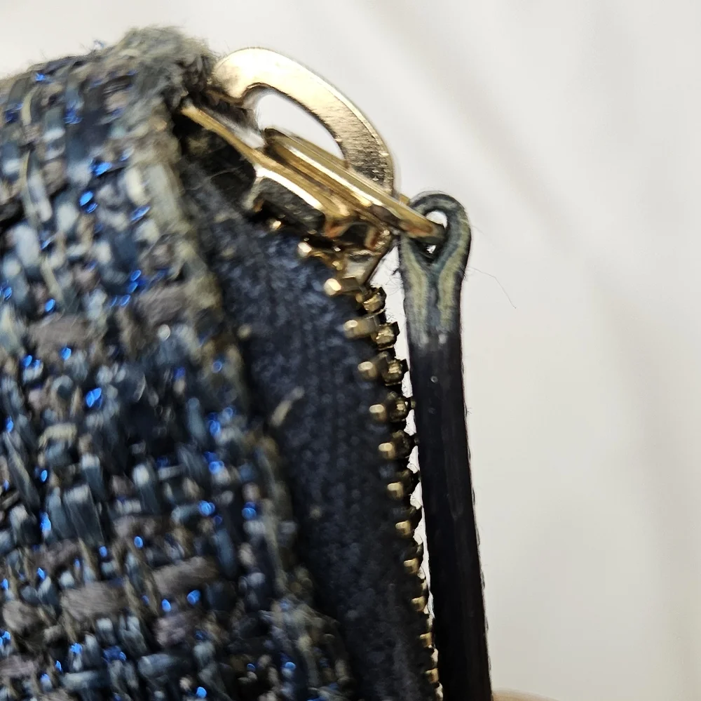 EUC Chanel Deauville Tweed Continental Long Wallet - Picture 7 of 10